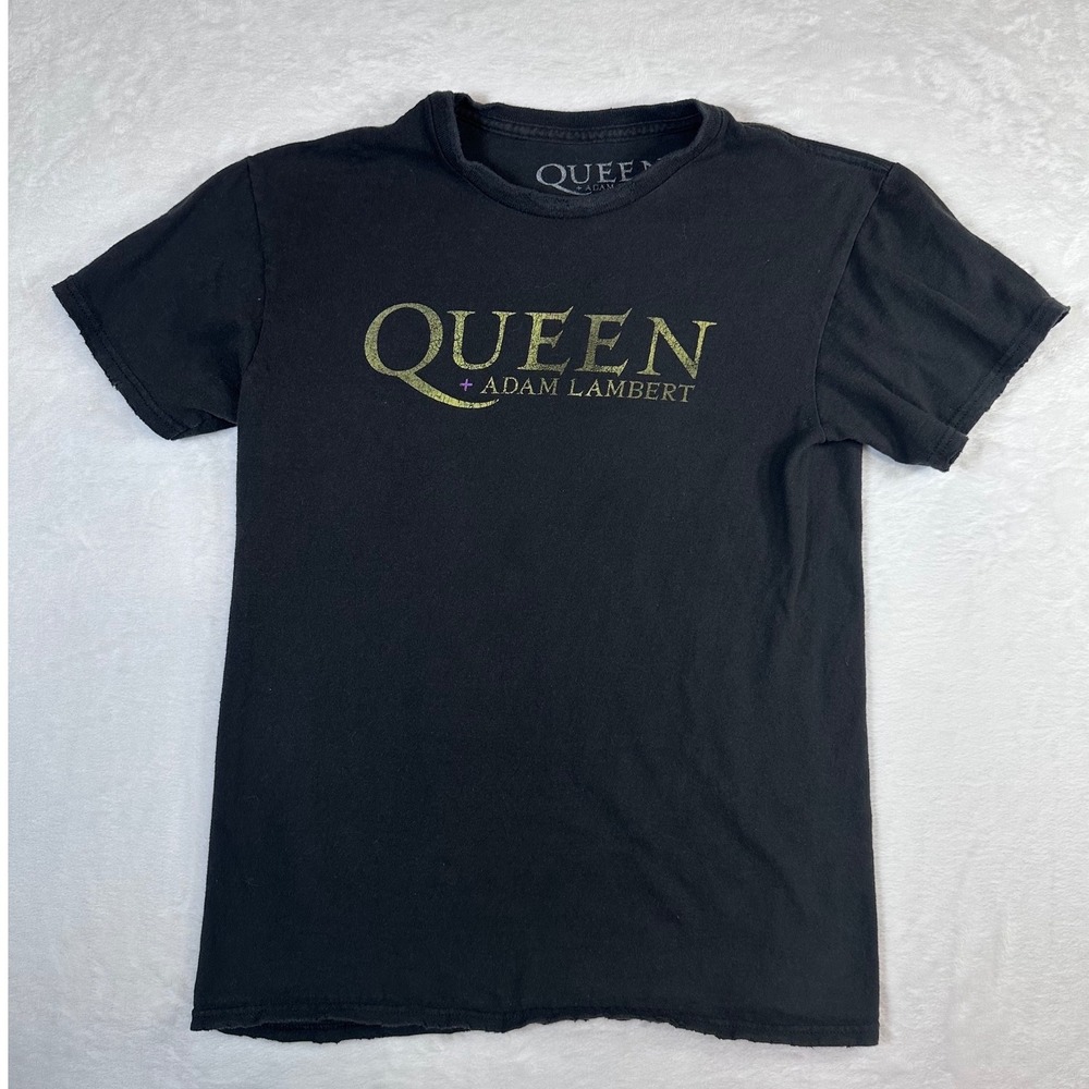 Queen Adam Lambert Rhapsody Tour 2019 Concert Shirt Black Small Graphic Tee